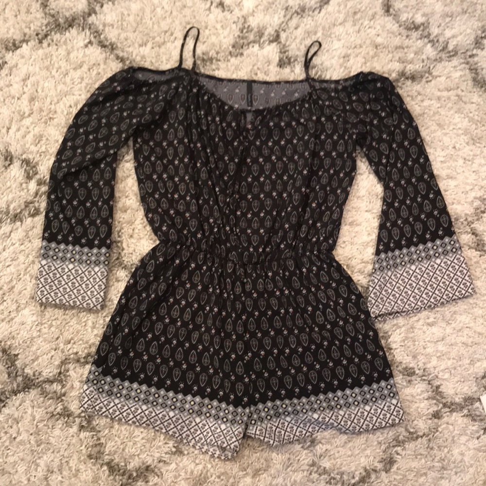 Off the shoulder romper